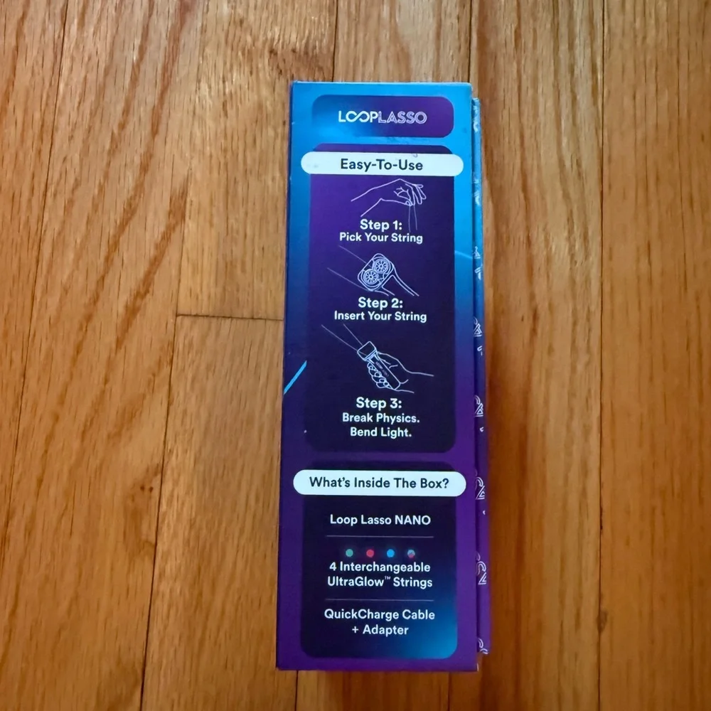 Nano LoopLasso Interactive‎ Light Toy - Blue, Purple, Black